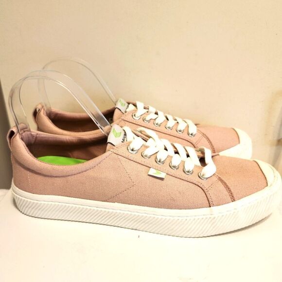 Brand New Cariuma Rio Brazil "OCA Low" Pink Canvas Sneakers Sz. 10 US Ret. $110 - Picture 2 of 8